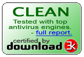 Independently scanned clean at Download3K
